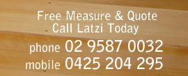 Free Measure & Quote Call Latzi Today